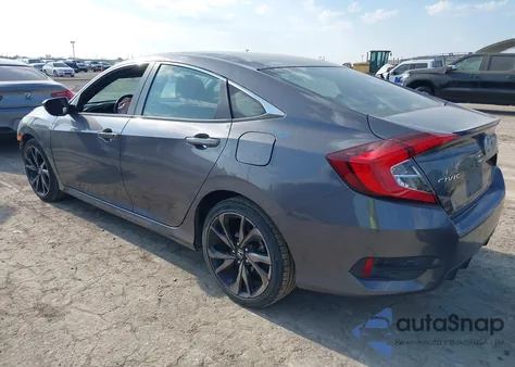 2019 Honda Civic Sport from USA, damaged, VIN 2HGFC2F80KH500346